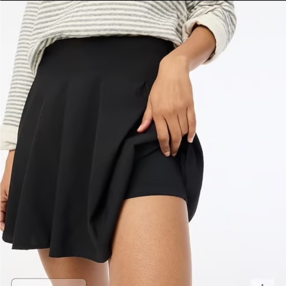 NEW - XL J. Crew Black Pleated Active Skort - Picture 7 of 7